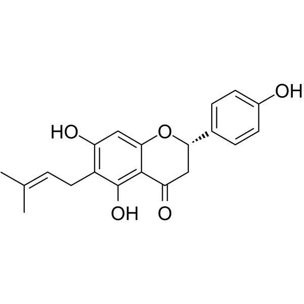(2S)-6-Prenylnaringenin(Synonyms: (2S)-6-异戊烯基柚皮素)