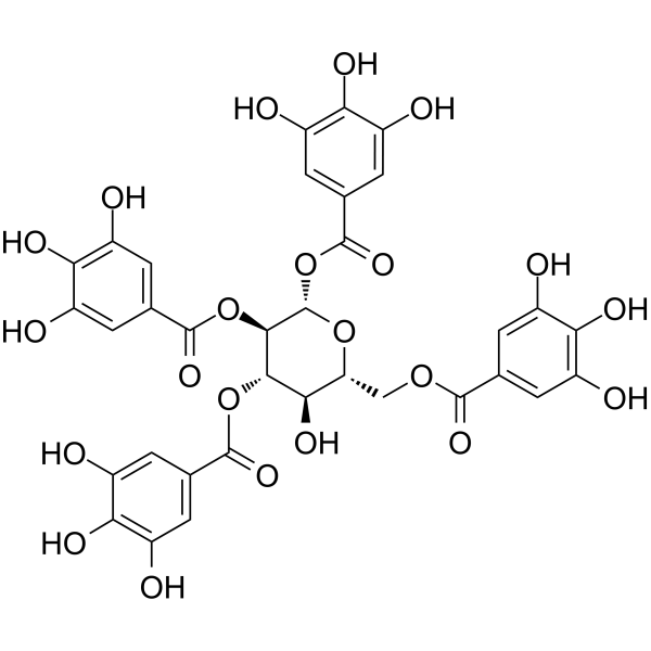 1,2,3,6-Tetragalloylglucose(Synonyms: TeGG)