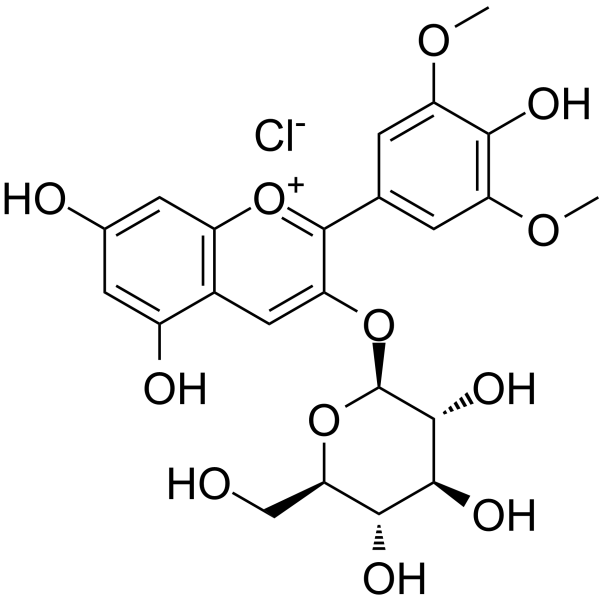Malvidin-3-glucoside chloride(Synonyms: Malvidin-3-O-glucoside chloride; Oenin chloride)