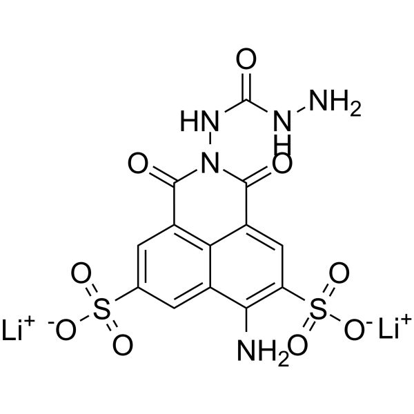 Lucifer Yellow CH dilithium salt Chemical Structure Lucifer Yellow CH dilithium saltamp;;