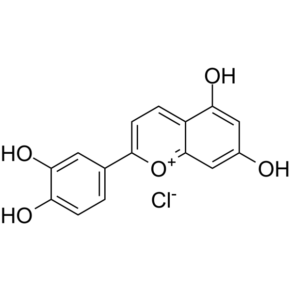 Luteolinidin chloride(Synonyms: 木犀草定氯化物)
