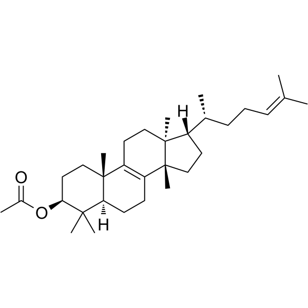 Euphol acetate Chemical Structure Euphol acetate