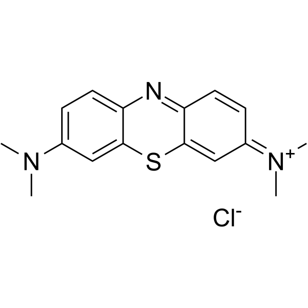 Methylene Blueamp;;(Synonyms: 亚甲蓝; Basic Blue 9;  CI-52015; Methylthioninium chloride)