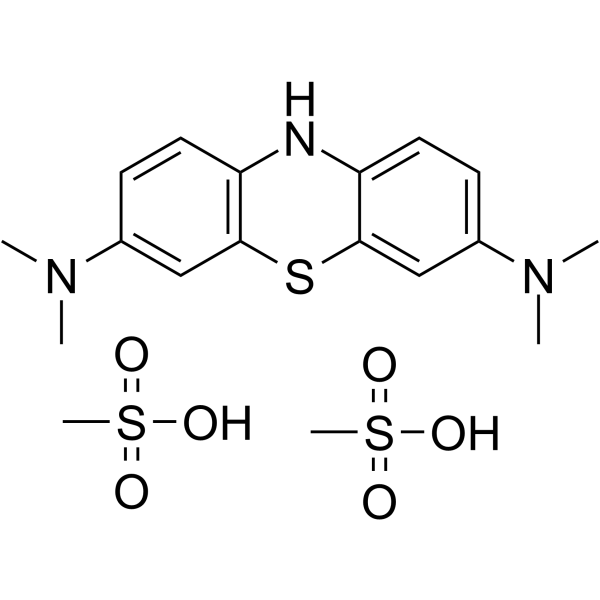 Leucomethylene blue mesylateamp;;(Synonyms: TRx0237 mesylate; Methylene blue leuco base mesylate)
