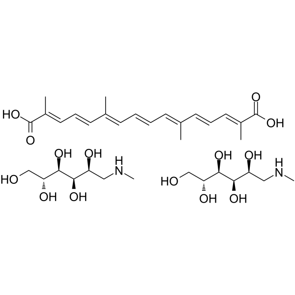 Transcrocetin meglumine salt(Synonyms: trans-Crocetin meglumine salt)