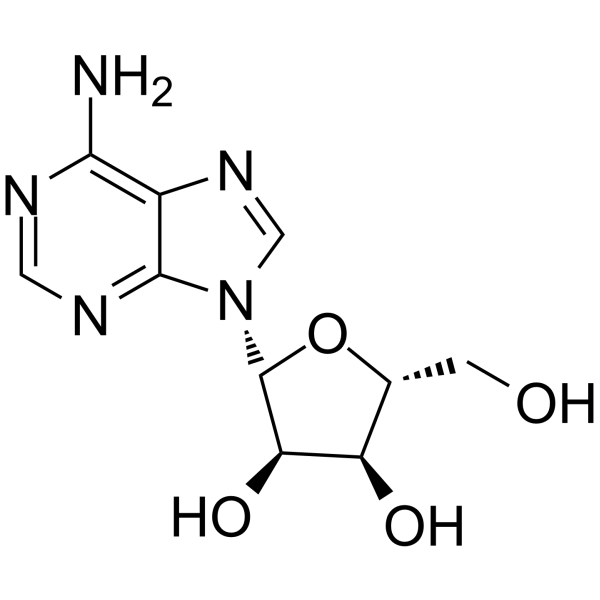 Adenosine(Synonyms: 腺苷; Adenine riboside;  D-Adenosine)