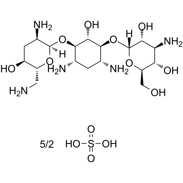 Tobramycin sulfate(Synonyms: 硫酸妥布霉素; Nebramycin Factor 6 sulfate; Deoxykanamycin B sulfate)