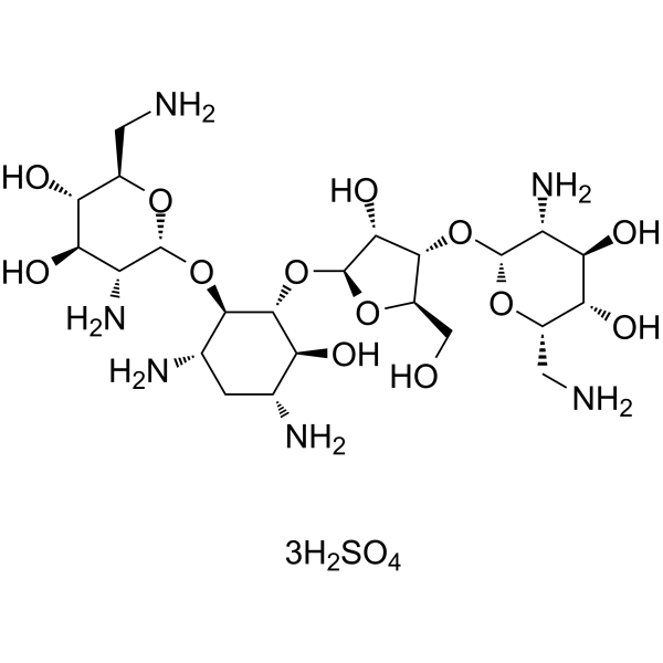 Neomycin sulfate(Synonyms: 硫酸新霉素)