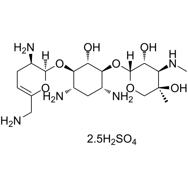 Sisomicin sulfate(Synonyms: 硫酸西索米星)