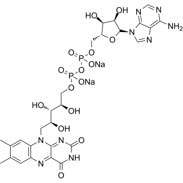 Flavin adenine dinucleotide disodium salt(Synonyms: 黄素腺嘌呤二核苷酸二钠; FAD disodium salt;  FAD-Na2)
