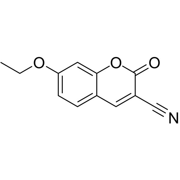 3-Cyano-7-ethoxycoumarin Chemical Structure 3-Cyano-7-ethoxycoumarin(Synonyms: 3-氰基-7-乙氧基香豆素)
