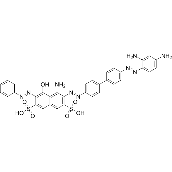 Direct Black 38 free acidamp;;(Synonyms: Chlorazol Black E free acid;  Ferristatin II; C.I. 30235 free acid)