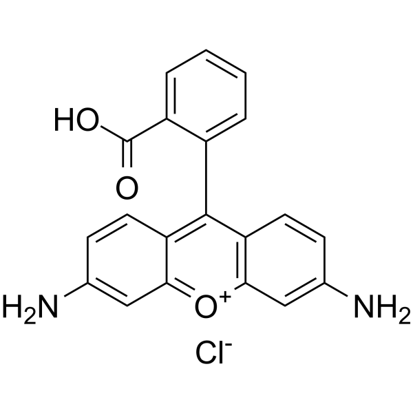 Rhodamine 110(Synonyms: 罗丹明110; Rhodamine 110 chloride;  RH110)