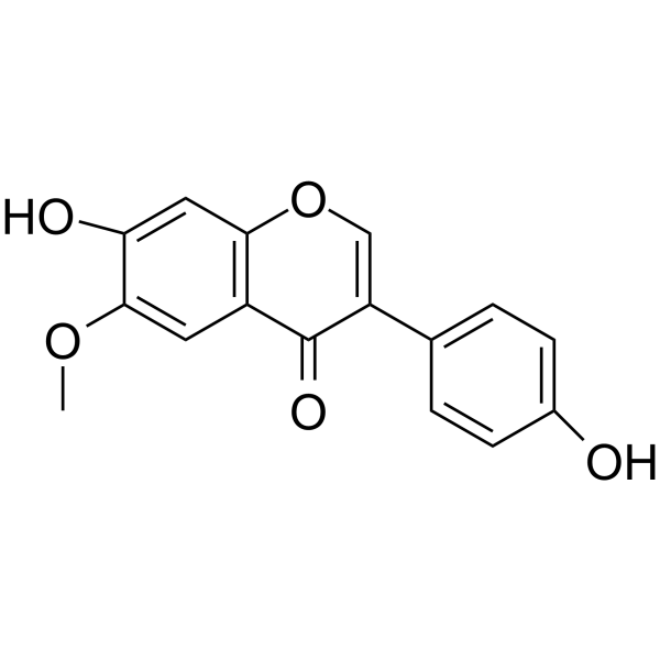 Glycitein(Synonyms: 黄豆黄素; Glycetein)