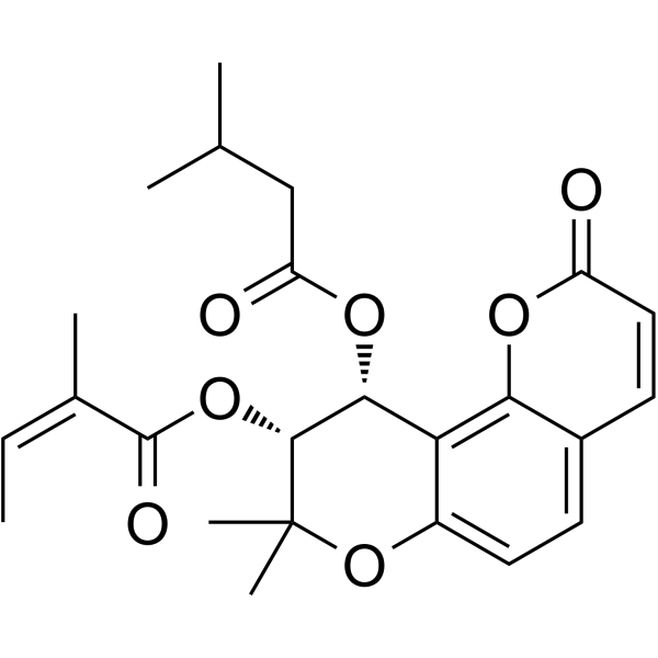 Praeruptorin C(Synonyms: 白花前胡丙素)