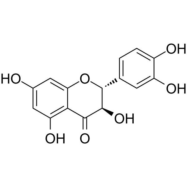 Taxifolin(Synonyms: 二氢槲皮素; (+)-Dihydroquercetin;  (+)-Taxifolin)