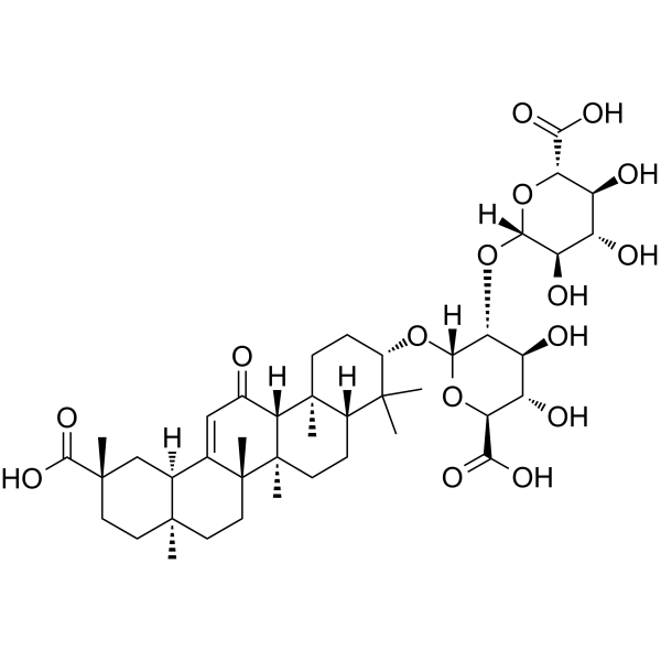 Glycyrrhizic acid(Synonyms: 甘草酸; Glycyrrhizin)