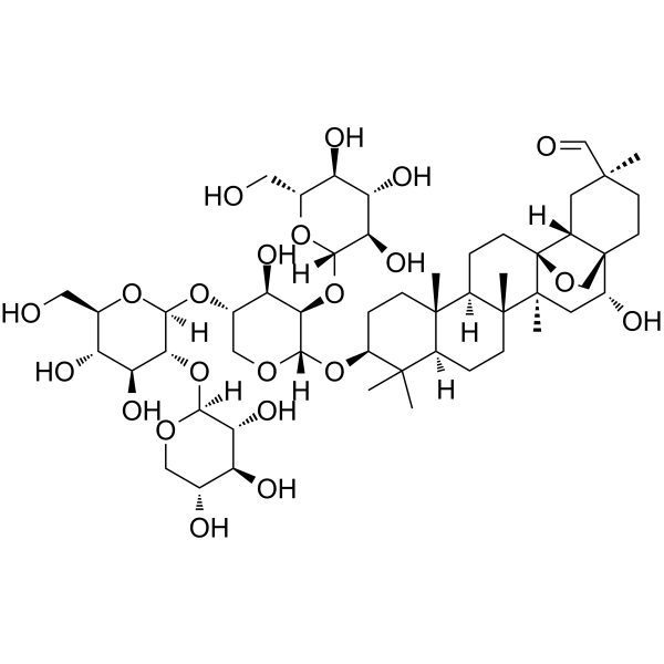 Ardisiacrispin A(Synonyms: Deglucocyclamin;  LTS-4;  Saxifragifolin B)