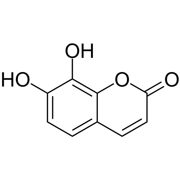 Daphnetin(Synonyms: 瑞香素; 7,8-Dihydroxycoumarin)