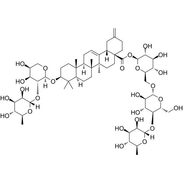 Ciwujianoside B(Synonyms: 刺五加皂苷 B)