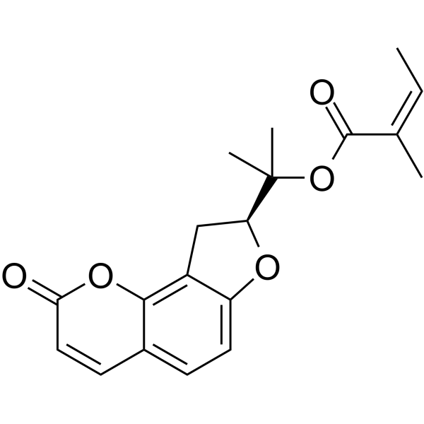 Columbianadin(Synonyms: 二氢欧山芹醇当归酸酯)