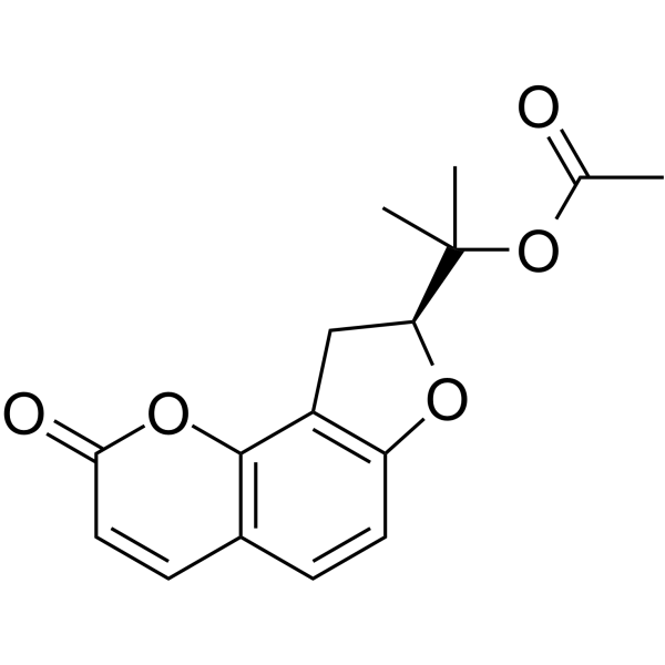 (+)-Columbianetin acetate(Synonyms: (S)-Columbianetin acetate)