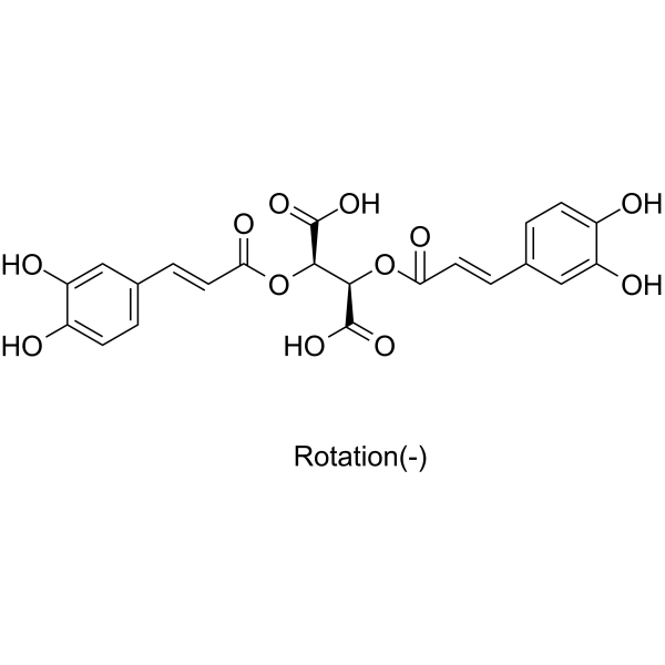 L-Chicoric Acid(Synonyms: L-菊苣酸; (-)-Chicoric acid;  trans-Caffeoyltartaric acid)