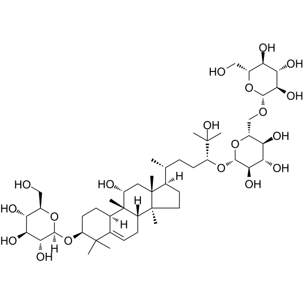 Mogroside III(Synonyms: 罗汉果苷 III；罗汉果甜苷 III；罗汉果甙 III；罗汉果甜甙 III)