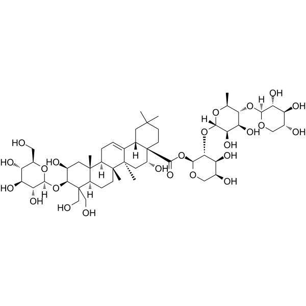 Deapioplatycodin D(Synonyms: 去芹糖桔梗皂苷D)