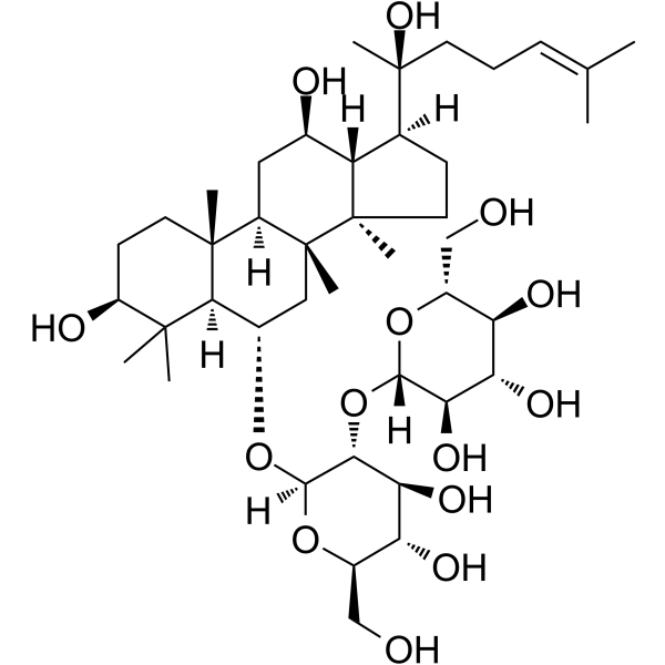 Ginsenoside Rf(Synonyms: 人参皂苷 Rf; Panaxoside Rf)
