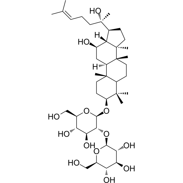 20(S)-Ginsenoside Rg3(Synonyms: 20(S)-人参皂苷 Rg3; 20(S)-Propanaxadiol;  S-ginsenoside Rg3)