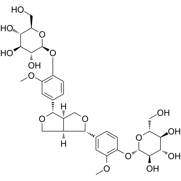 Pinoresinol Diglucoside(Synonyms: 松脂醇二葡萄糖苷)