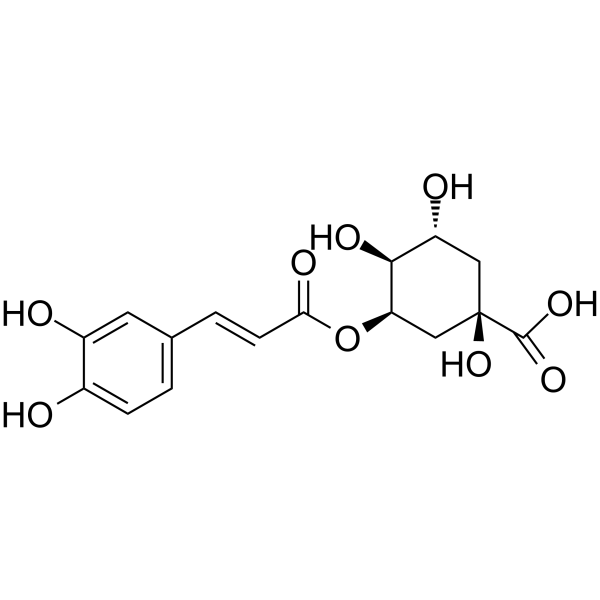 Neochlorogenic acid(Synonyms: 新绿原酸; trans-5-O-Caffeoylquinic acid)