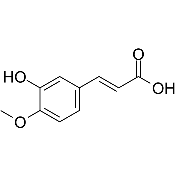 Isoferulic acid(Synonyms: 3-Hydroxy-4-methoxycinnamic acid)