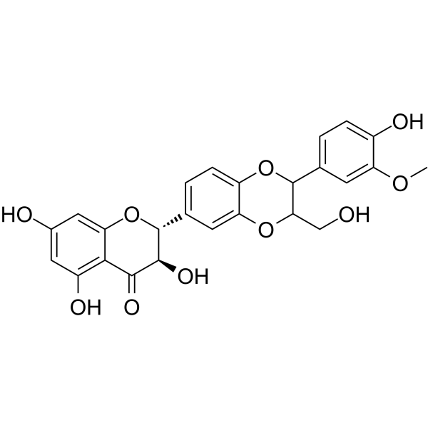 Isosilybin(Synonyms: Isosilybinin)