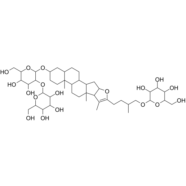Anemarsaponin B(Synonyms: 知母皂苷 B)