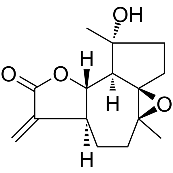 Epoxymicheliolide Chemical Structure Epoxymicheliolide(Synonyms: 环氧木香内酯; 1β,10β-Epoxymicheliolide)