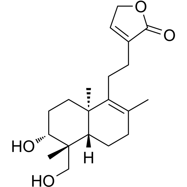 Deoxyandrographolide(Synonyms: 去氧穿心莲内酯)