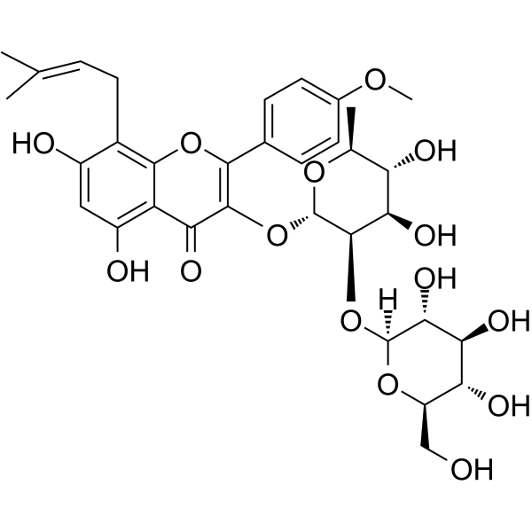 Sagittatoside A Chemical Structure Sagittatoside A(Synonyms: Icariin-A)