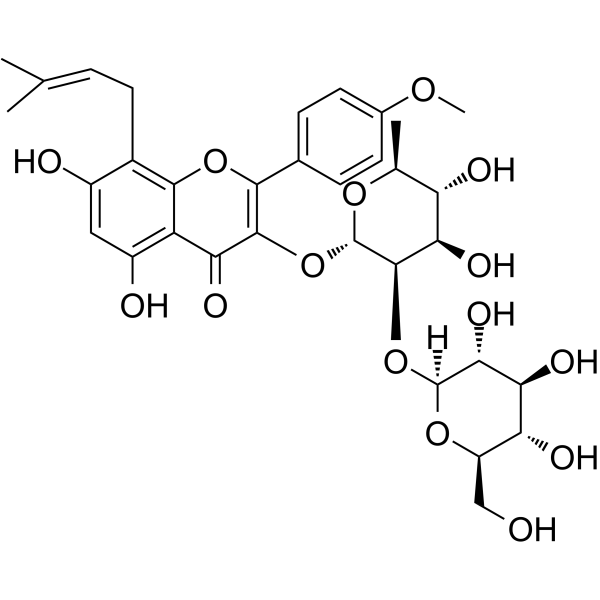 Sagittatoside A(Synonyms: Icariin-A)