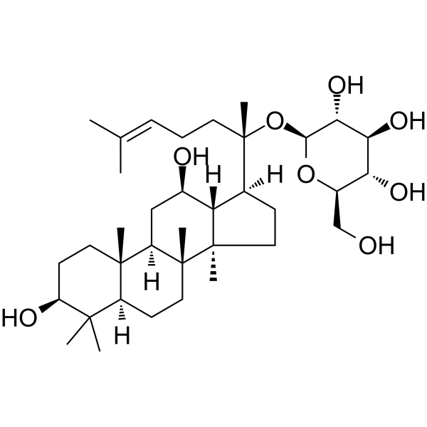 Ginsenoside C-K(Synonyms: 人参皂苷 C-K; Ginsenoside compound K;  Ginsenoside K)