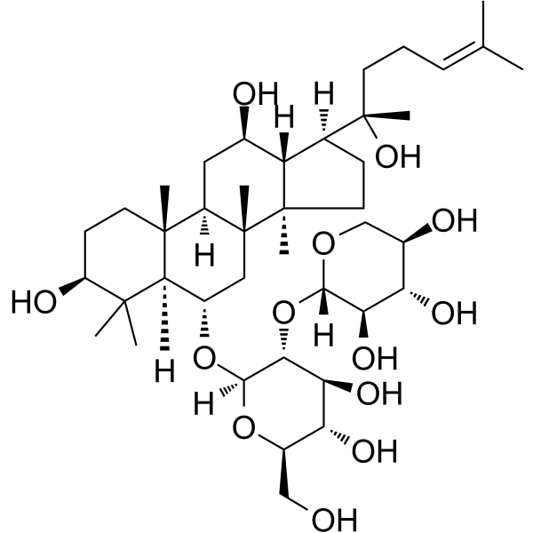 Notoginsenoside R2(Synonyms: 20(S)-Notoginsenoside R2;  Ginsenoside Ng-R2)