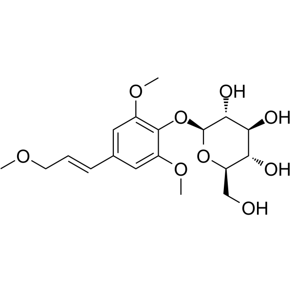 Methylsyringin Chemical Structure Methylsyringin