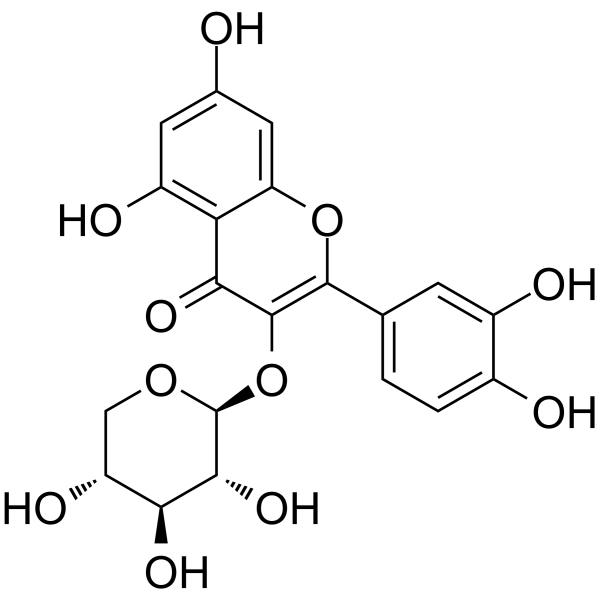 Reynoutrin(Synonyms: Quercetin-3-D-xyloside;  Reinutrin)