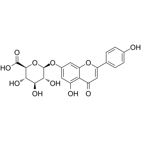 Apigenin-7-glucuronide(Synonyms: Apigenin 7-O-glucuronide)