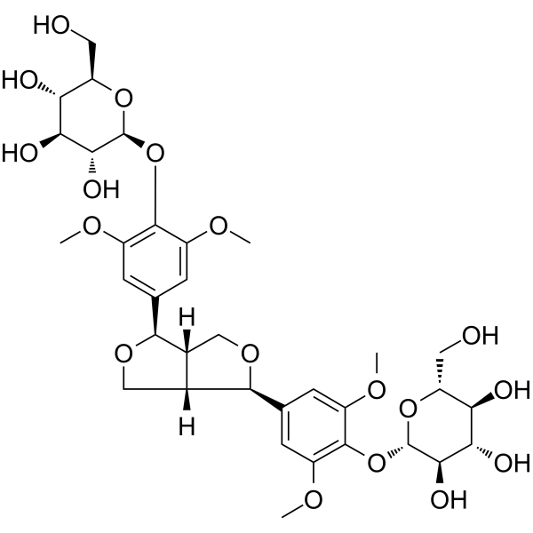 Syringaresinol diglucoside(Synonyms: Syringaresinol-di-O-glucoside)