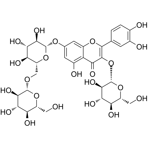 Quercetin-3-O-β-D-glucose-7-O-β-D-gentiobiosiden(Synonyms: Quercetin-3-O-beta-D-glucose-7-O-beta-D-gentiobioside)
