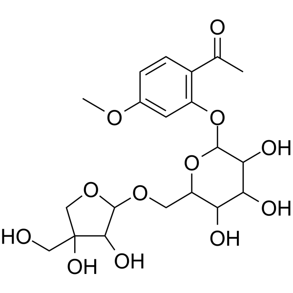 Apiopaeonoside(Synonyms: 丹皮酚新苷)
