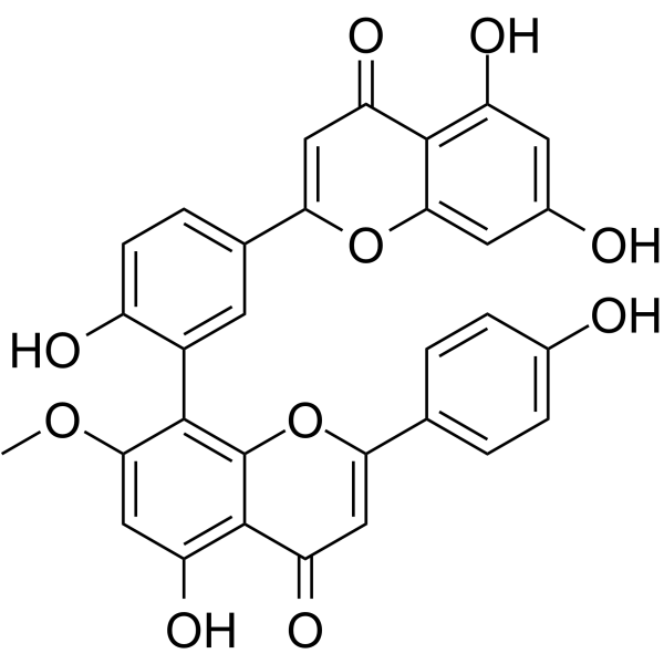 Sotetsuflavone(Synonyms: 苏铁双黄酮)