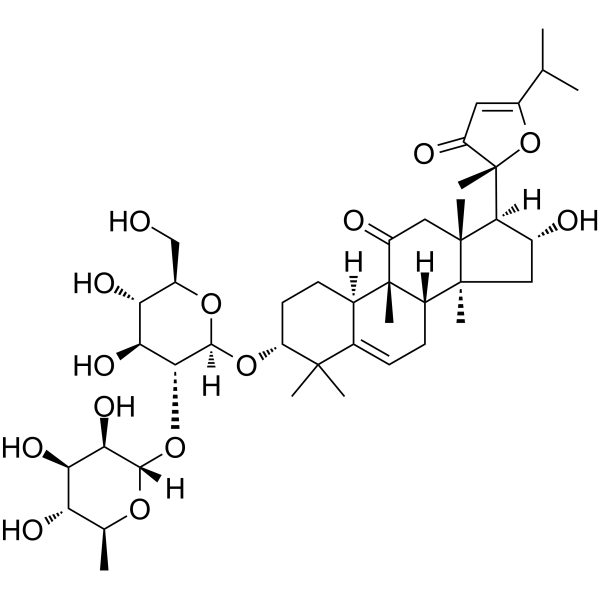 Picfeltarraenin IB Chemical Structure Picfeltarraenin IB(Synonyms: 苦玄参苷 IB)
